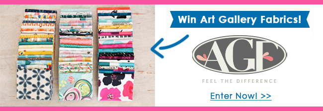Win fabrics from Art Gallery!